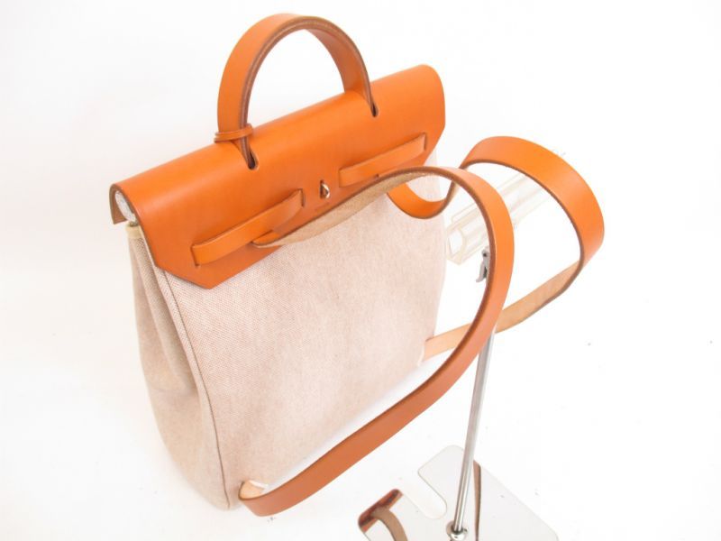 hermes brown herbag  