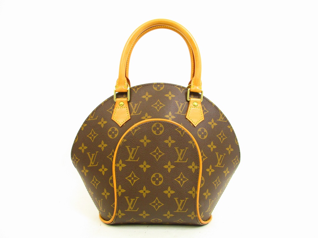 LOUIS VUITTON Monogram Leather Brown Hand Bag Purse Ellipse PM #4653 - Authentic Brand Shop TOKYO&#39;s