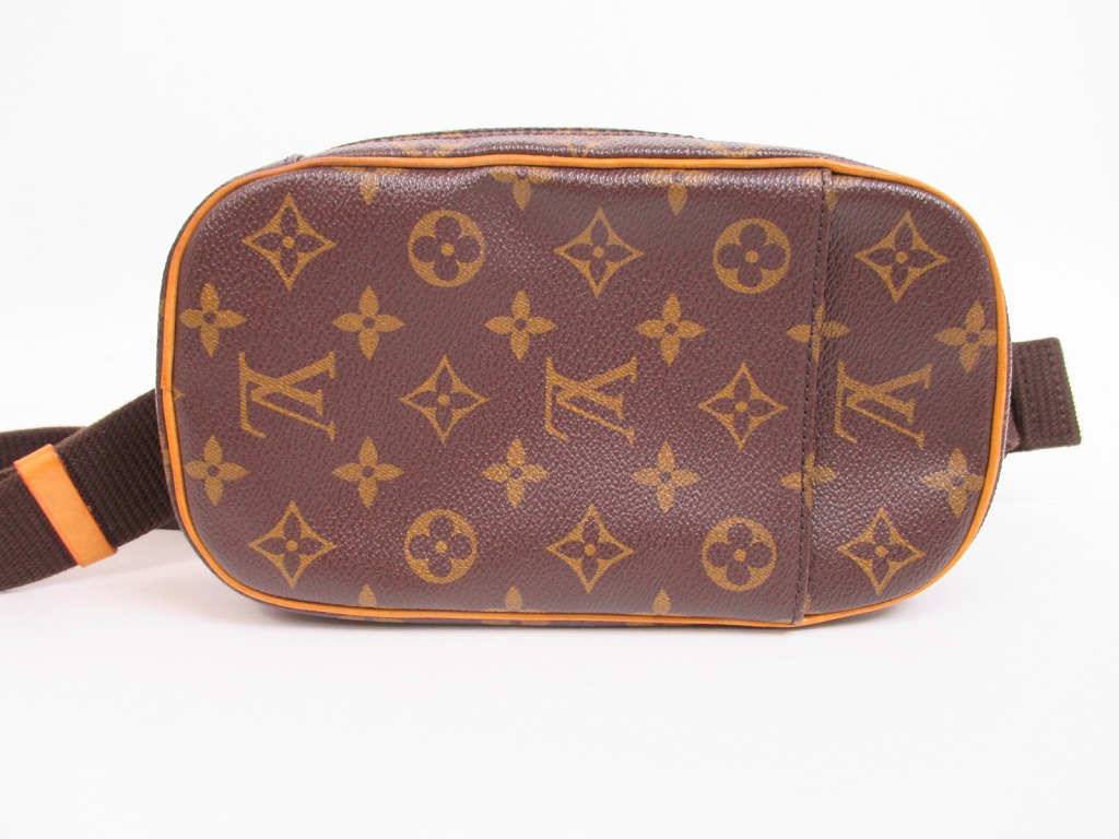Authentic LOUIS VUITTON Monogram Leather Brown Fanny&Waist Packs Gange #4769 | eBay