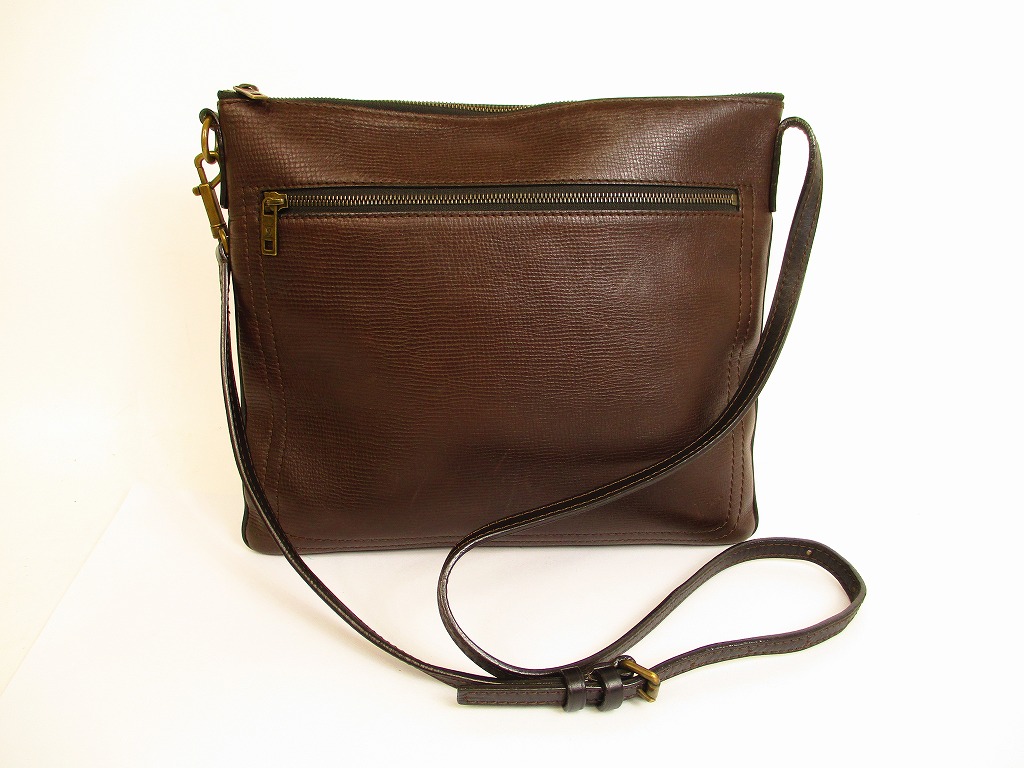 LOUIS VUITTON Utah Leather Brown Messenger&Cross-body Bag Sac Plat #4795 - Authentic Brand Shop ...