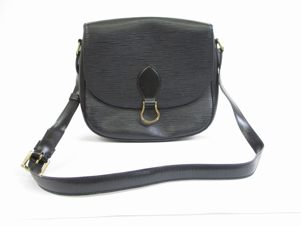 LOUIS VUITTON Epi Leather Black Cross-body Bag Saint Cloud GM #5295 - Authentic Brand Shop TOKYO&#39;s