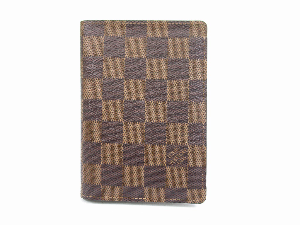 Authentic LOUIS VUITTON Damier Leather Brown Passport Holders Card Case #5296 | eBay