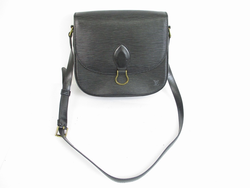 LOUIS VUITTON Epi Leather Black Cross-body Bag Saint Cloud GM #5596 - Authentic Brand Shop TOKYO&#39;s