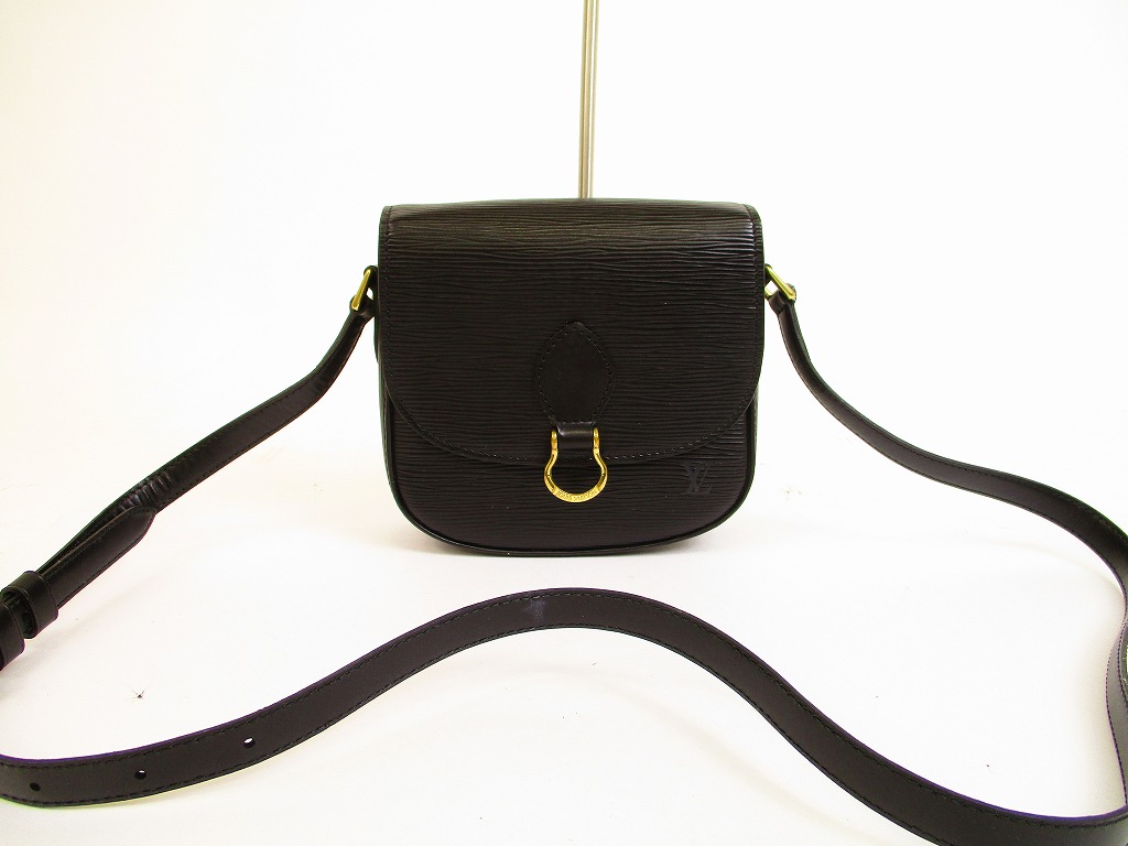 LOUIS VUITTON Epi Leather Black Cross-body Bag Mini Saint Cloud #5969 - Authentic Brand Shop TOKYO&#39;s