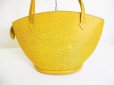 Photo2: LOUIS VUITTON Epi Yellow Shoulder Bag Shopper Bag Saint Jacques Large #1076 (2)