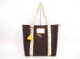 Photo1: LOUIS VUITTON Cup Canvas Brown Tote&Shoppers Bag Antigua Cabas MM #4003 (1)