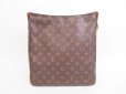 Photo2: LOUIS VUITTON Monogram Leather Brown Shoulder Bag Purse Looping GM #4004 (2)