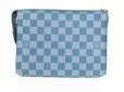 Photo2: LOUIS VUITTON Damier Couleur Element Cyan Clutch Bag Pouch Pochette #4006 (2)