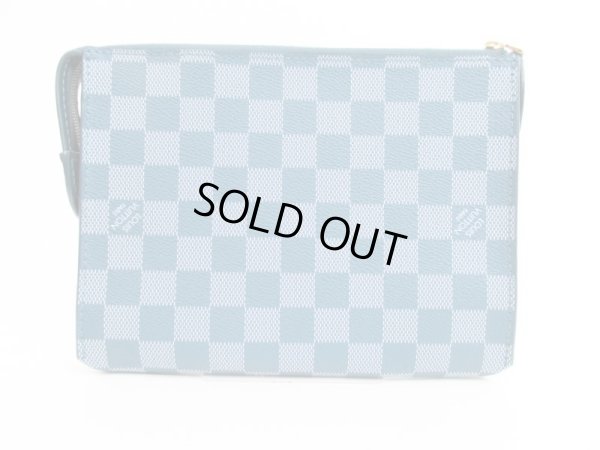 Photo2: LOUIS VUITTON Damier Couleur Element Cyan Clutch Bag Pouch Pochette #4006