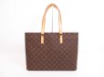 Photo1: LOUIS VUITTON Monogram Leather Brown Tote&Shoppers Bag Luco #4007 (1)