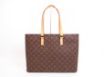 Photo2: LOUIS VUITTON Monogram Leather Brown Tote&Shoppers Bag Luco #4007 (2)