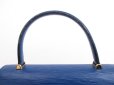 Photo11: LOUIS VUITTON Epi Leather Blue Hand Bag Purse Malesherbes #4015