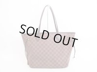LOUIS VUITTON Damier Leather Brown Tote&Shoppers Neverfull MM #4018