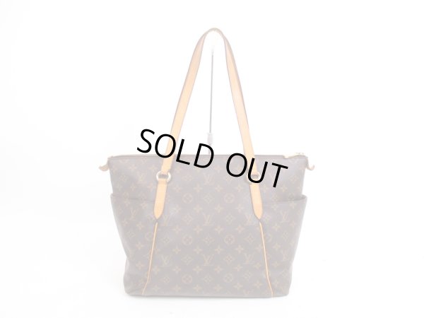 Photo2: LOUIS VUITTON Monogram Leather Brown Tote&Shoppers Bag Totally MM #4019