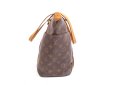 Photo4: LOUIS VUITTON Monogram Leather Brown Tote&Shoppers Bag Totally MM #4019