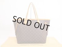 LOUIS VUITTON Monogram Leather Brown Tote&Shoppers Bag Neverfull GM #4024