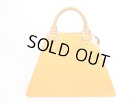 LOUIS VUITTON Vernis Patent Leather Yellow Hand Bag Purse Forsyth #4027