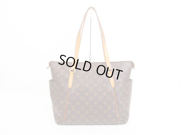 Photo1: LOUIS VUITTON Monogram Leather Brown Tote&Shoppers Bag Totally MM #4031