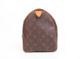 Photo4: LOUIS VUITTON Monogram Leather Brown Hand Bag Purse Speedy30 #4037