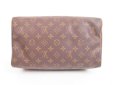 Photo5: LOUIS VUITTON Monogram Leather Brown Hand Bag Purse Speedy30 #4037