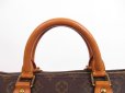 Photo7: LOUIS VUITTON Monogram Leather Brown Hand Bag Purse Speedy30 #4037