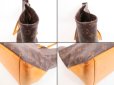 Photo6: LOUIS VUITTON Monogram Leather Brown Tote&Shoppers Bag Cabas Alto #4039