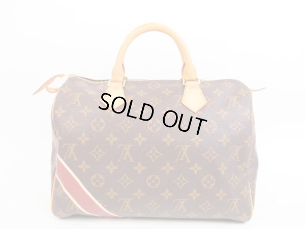 Photo2: LOUIS VUITTON Mon Monogram Leather Brown Hand Bag Purse Speedy30 #4043