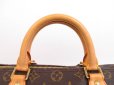 Photo7: LOUIS VUITTON Mon Monogram Leather Brown Hand Bag Purse Speedy30 #4043