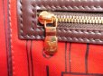 Photo9: LOUIS VUITTON Damier Leather Brown Hand Bag Purse Neverfull PM #4047