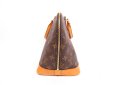 Photo4: LOUIS VUITTON Monogram Leather Brown Hand Bag Purse Alma #4053