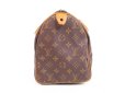 Photo4: LOUIS VUITTON Monogram Leather Brown Hand Bag Purse Speedy30 #4060