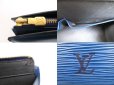 Photo9: LOUIS VUITTON Epi Leather Blue Hand Bag Purse Riviera Stickiness #4068