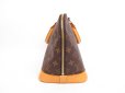 Photo4: LOUIS VUITTON Monogram Leather Brown Hand Bag Purse Alma #4069