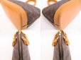 Photo6: LOUIS VUITTON Monogram Leather Brown Hand Bag Purse Alma #4072