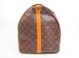 Photo3: LOUIS VUITTON Monogram Leather Brown Gym Bag Keepall 60 Bandouliere #4077