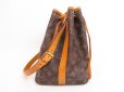 Photo4: LOUIS VUITTON Monogram Leather Brown Shoulder Bag Purse Petite Noe #4078