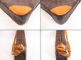 Photo6: LOUIS VUITTON Monogram Leather Brown Shoulder Bag Purse Boulogne 35 #4080