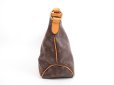 Photo3: LOUIS VUITTON Monogram Brown Leather Hobo Shoulder Bag Delightful PM #4084