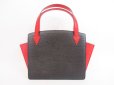 Photo2: LOUIS VUITTON Epi Leather Black & Red Hand Bag Purse Varenne #4088 (2)