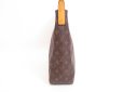 Photo3: LOUIS VUITTON Monogram Leather Brown Shoulder Bag Purse Looping GM #4090