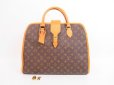 Photo1: LOUIS VUITTON Monogram Leather Brown Briefcase Hand Bag Rivoli #4099 (1)