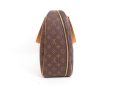 Photo4: LOUIS VUITTON Monogram Leather Brown Hand Bag Shoes Bag Excursion #4107