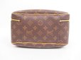 Photo5: LOUIS VUITTON Monogram Leather Brown Hand Bag Shoes Bag Excursion #4107