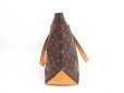 Photo3: LOUIS VUITTON Monogram Leather Brown Tote&Shoppers Bag Cabas Mezzo #4116