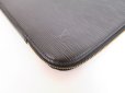 Photo6: LOUIS VUITTON Epi Leather Blacks Clutch Bag Document Case Purse #4117