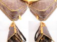 Photo6: LOUIS VUITTON Monogram Leather Brown Hand Bag Sac Chasse w/Strap #4125