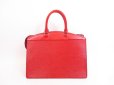 Photo2: LOUIS VUITTON Epi Leather Red Hand Bag Purse Riviera Stickiness #4128 (2)