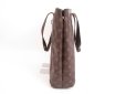 Photo3: LOUIS VUITTON Monogram Leather Brown Tote Bag Cabas Beaubourg #4130