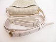 Photo7: LOUIS VUITTON Monogram Mini Lin Canvas White Cross-body Bag Danube #4132