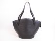 Photo1: LOUIS VUITTON Epi Leather Black Tote&Shoppers Bag Saint Jacques Large #4137 (1)